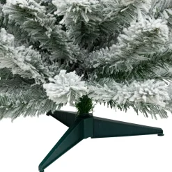 Clearance 3' Heavily Flocked Madison Pine Medium Artificial Christmas Tree, Unlit Unlit