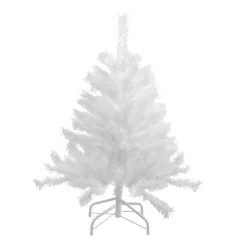 Outlet 4' Icy White Spruce Artificial Christmas Tree - Unlit Colorful