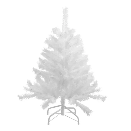 Outlet 4' Icy White Spruce Artificial Christmas Tree - Unlit Colorful