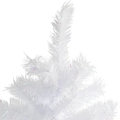 Outlet 4' Icy White Spruce Artificial Christmas Tree - Unlit Colorful
