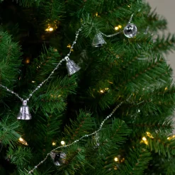Outlet 9' Jingle Bell Beaded Christmas Garland Beaded