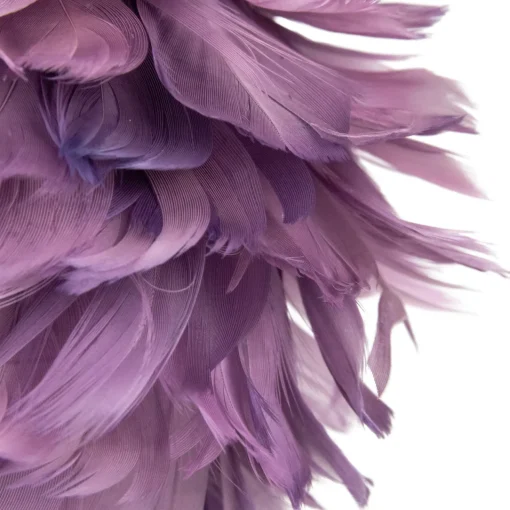 Discount 5.5" Layered Purple Feather Christmas Ball Ornament Glass|Ball Ornaments
