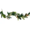 5' Leaves, Berry and Cedar Artificial Christmas Garland - Unlit Unlit