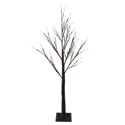 Online 4' LED Lighted Christmas Brown Birch Twig Tree Outdoor Decoration - Warm White LIghts Trees