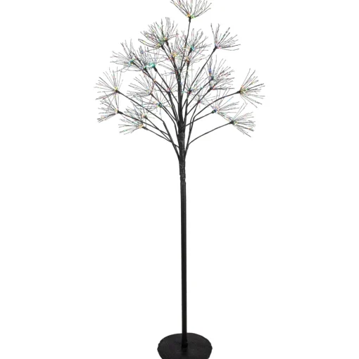 Best 5' LED Lighted Christmas Fireworks Tree, Multi-Color Lights Trees