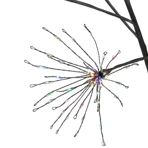 Best 5' LED Lighted Christmas Fireworks Tree, Multi-Color Lights Trees