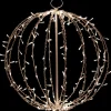 Hot 23" LED Lighted Christmas Hanging Sphere Decoration – Warm White Lights Novelty