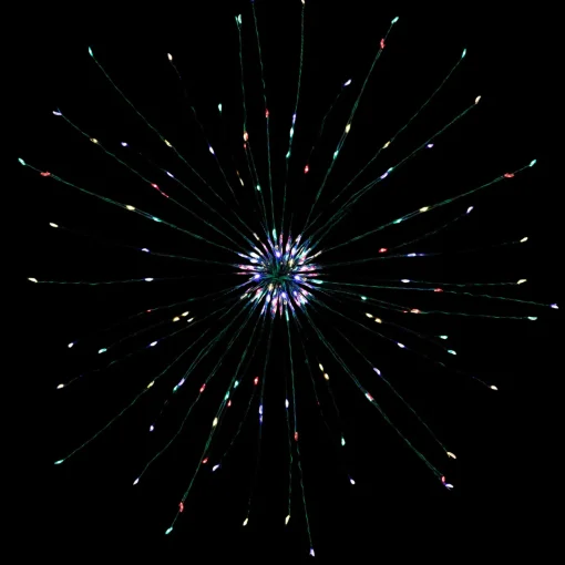 Best 20" LED Lighted Firework Branch Christmas Decoration, Multi-Color Lights Novelty