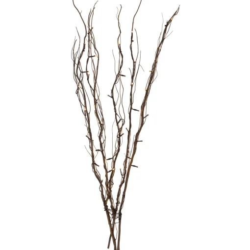 Outlet 39" LED Lighted Natural Branch Bundle Christmas Decoration - Warm White Lights Sprays, Picks & Branches