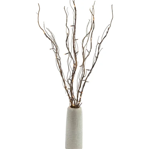 Outlet 39" LED Lighted Natural Branch Bundle Christmas Decoration - Warm White Lights Sprays, Picks & Branches