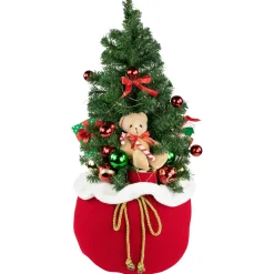Best 32" LED Lighted Santa's Christmas Gift Sack Decoration Novelty