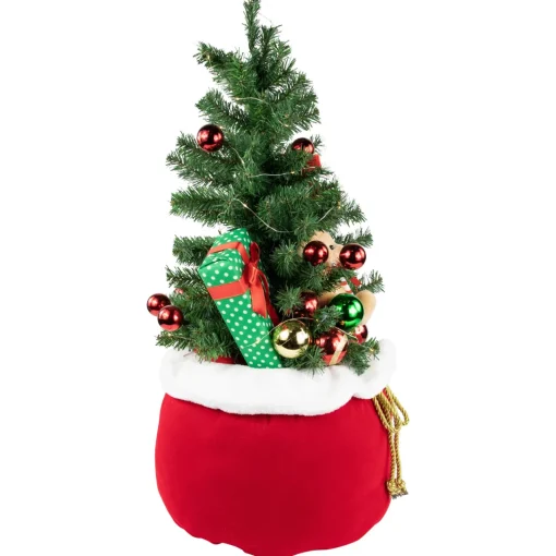 Best 32" LED Lighted Santa's Christmas Gift Sack Decoration Novelty