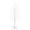 New 5' LED Lighted White Birch Christmas Twig Tree - Cool White Lights Twig & Birch