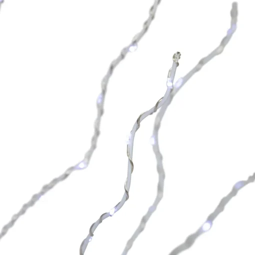 New 5' LED Lighted White Birch Christmas Twig Tree - Cool White Lights Twig & Birch
