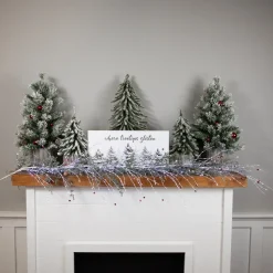Sale 6' Lighted Christmas Garland with Jingle Bells - Cool White Lights Pre Lit