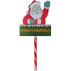Best 28" Lighted Santa Claus 'Merry Christmas' Lawn Stake - Clear Lights Lawn Stakes