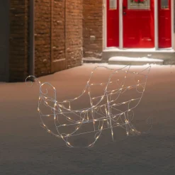 Online 48" Lighted Sleigh Outdoor Christmas Decoration Trains