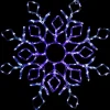 Best 23" Lighted Snowflake Window Silhouette Christmas Decoration Window