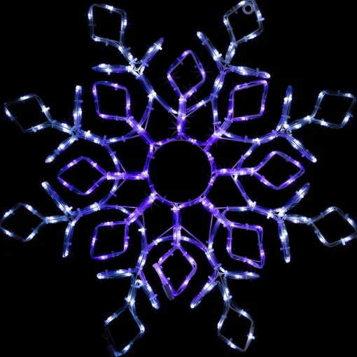 Best 23" Lighted Snowflake Window Silhouette Christmas Decoration Window
