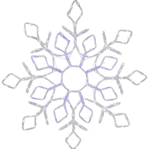 Best 23" Lighted Snowflake Window Silhouette Christmas Decoration Window