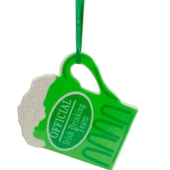 Sale 4" Luck of the Irish Official Drinking Team Beer Mug Christmas Ornament Food & Beverage