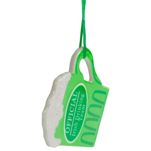 Sale 4" Luck of the Irish Official Drinking Team Beer Mug Christmas Ornament Food & Beverage