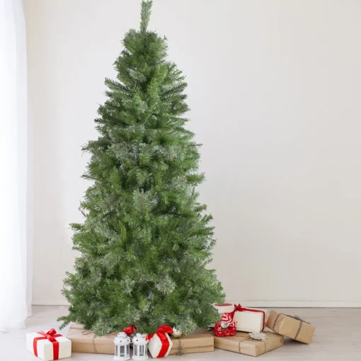 6.5' Medium Mixed Cashmere Pine Artificial Christmas Tree - Unlit Unlit