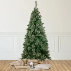 Clearance 6.5' Medium Oregon Cashmere Pine Artificial Christmas Tree, Unlit Unlit
