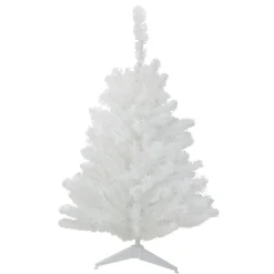 Clearance 2' Medium Snow White Pine Artificial Christmas Tree - Unlit Colorful