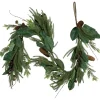 Clearance 6' Mixed Foliage with Pine Cones and Berries Christmas Garland, Unlit Unlit