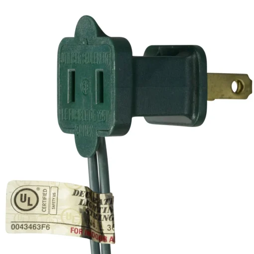 Clearance 50 Multi-Color LED C7 Mini Christmas Lights, 20.25 ft Green Wire C7 & C9 Lights