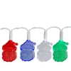 Sale 20 Multi-Color Santa Claus LED Novelty Christmas Lights - 10 ft White Wire Novelty