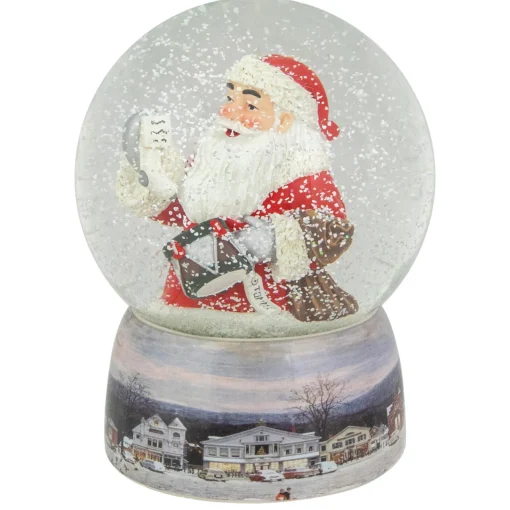 Sale 6.5" Norman Rockwell 'A Drum For Tommy' Christmas Snow Globe Snow Globes