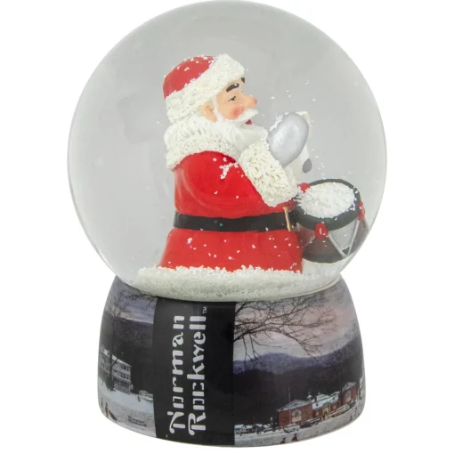 Sale 6.5" Norman Rockwell 'A Drum For Tommy' Christmas Snow Globe Snow Globes