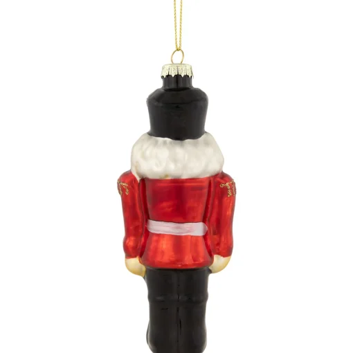 Discount 5" Nutcracker Soldier Glass Hanging Christmas Ornament Nutcrackers