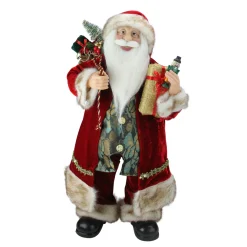 24" Old World Style Santa Claus Christmas Figure Santa Claus