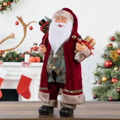 24" Old World Style Santa Claus Christmas Figure Santa Claus