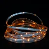 New 18' Orange LED Outdoor Christmas Linear Tape Lighting - White Finish Rope & Tape