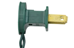 Sale 50 Orange LED Wide Angle Christmas Lights - 16.25 ft Green Wire Led