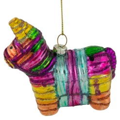 New 3.5" Pinata Horse Glass Christmas Ornament Animals
