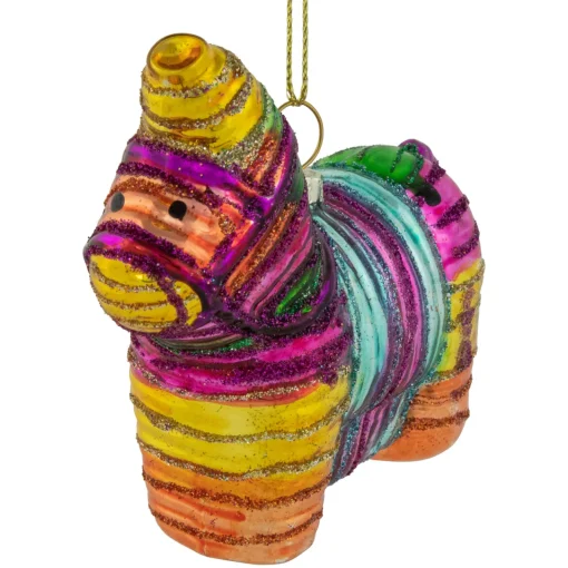 New 3.5" Pinata Horse Glass Christmas Ornament Animals