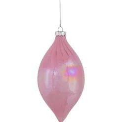 Outlet 5.5" Pink Finial Christmas Glass Ornament Finials|Pendants