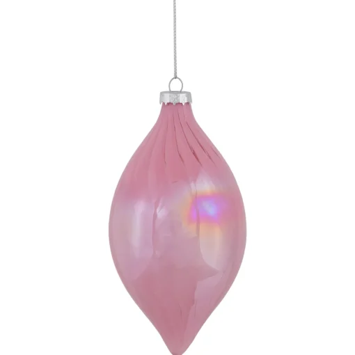 Outlet 5.5" Pink Finial Christmas Glass Ornament Finials|Pendants