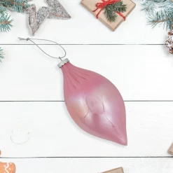Outlet 5.5" Pink Finial Christmas Glass Ornament Finials|Pendants