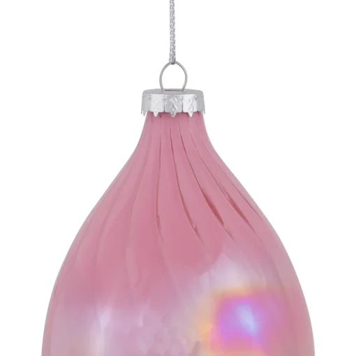 Outlet 5.5" Pink Finial Christmas Glass Ornament Finials|Pendants