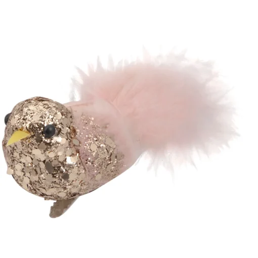 Online 4" Pink Sequin Clip On Bird Christmas Ornament Animals