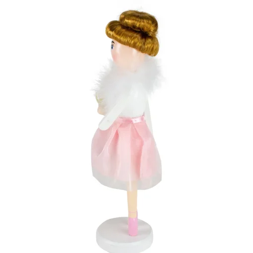 Sale 14" Pink Wooden Christmas Nutcracker Ballerina Nutcrackers