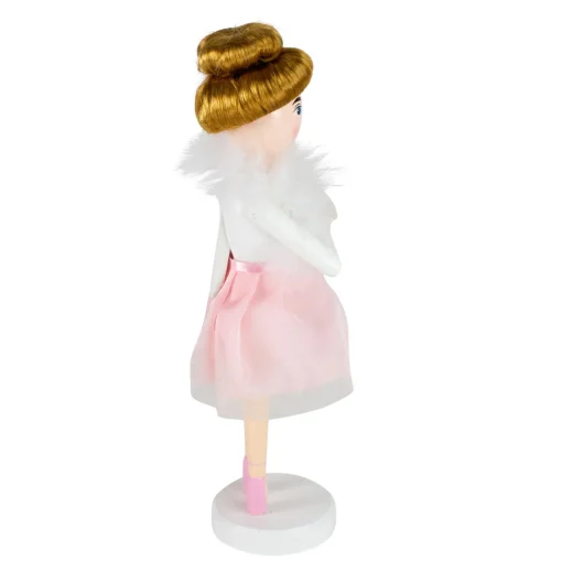 Sale 14" Pink Wooden Christmas Nutcracker Ballerina Nutcrackers