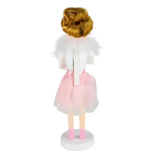 Sale 14" Pink Wooden Christmas Nutcracker Ballerina Nutcrackers