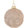 Clearance 3" Pink Woven Mercury Glass Ball Christmas Ornament Glass|Ball Ornaments